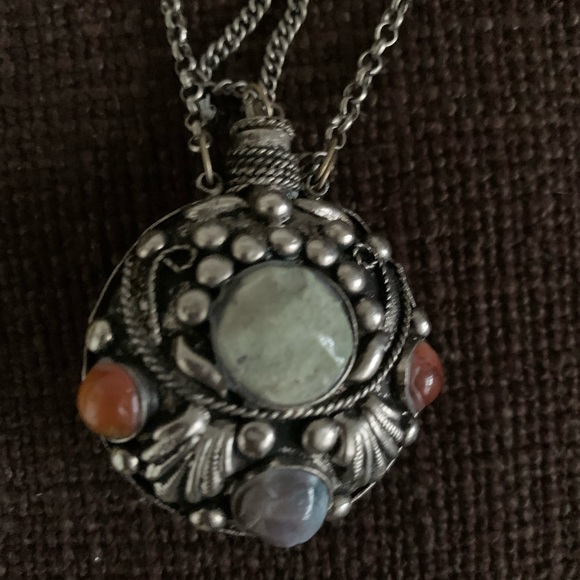 Set of 2 necklaces and ring with natural stones - Picture 3 of 12